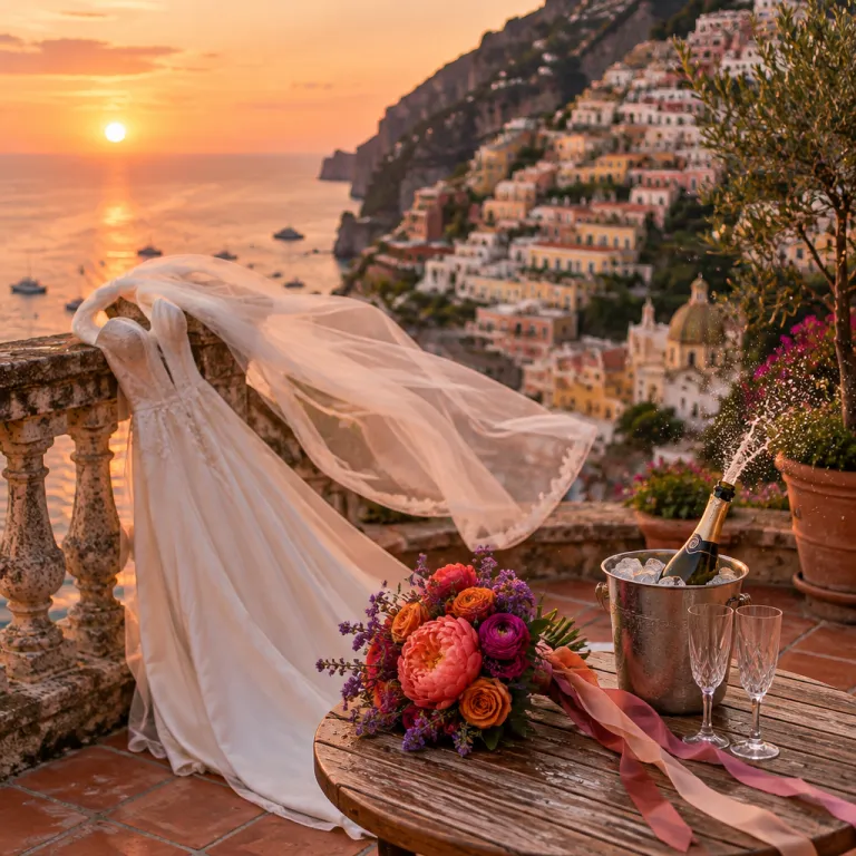 Positano wedding stays on the cliffs of the Amalfi Coast